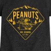 Girls' - Peanuts - Ski School Fitted Short Sleeve Graphic T-Shirt - 2 of 4