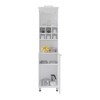80" H Tall Bathroom Storage Cabinet with 2 Barn Doors, Narrow Storage Unit, Adjustable Shelves, Floor Cabinet for Bathroom, Living Room, Entryway - 3 of 4