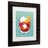 Trademark Fine Art - Alice Straker  Negroni Blue Matted Framed Art - 3 of 4