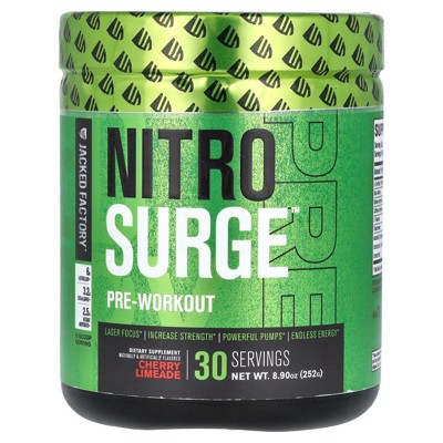 Jacked Factory Nitro Surge, Pre-Workout, Cherry Limeade, 8.9 oz (252 g)