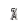 Black Bow Jewelry Silver German Shorthaired Pointer Bead Charm - 2 of 4
