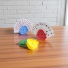 Slickblue Set of 4 Triangular Playing Card Holders - Hands-Free Playing Card Holders with Spring Grip for Game Nights - 3 of 3