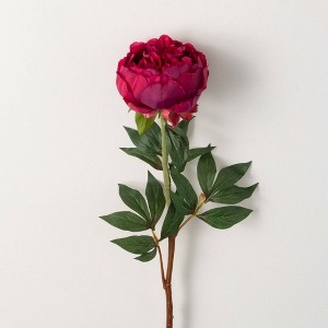 Sullivans 28" Artificial Dark Pink Peony Spray - 1 of 2