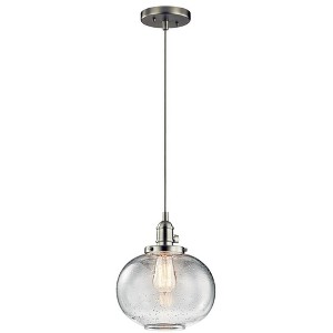 Kichler Lighting Avery 1 - Light Pendant in  Brushed Nickel - 1 of 3