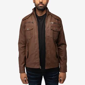 X RAY Men's Utility Jacket With Faux Shearing Lining