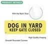 Unique Bargains Acrylic Safety Durable Indoor Outdoor Dog in Yard Signs 3x9 Inch - 2 of 4