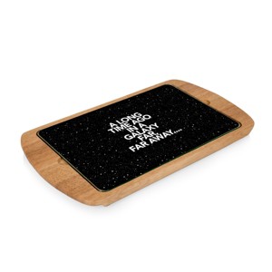 Toscana Disney Star Wars Scroll Billboard Glass Top Serving Tray - 1 of 4