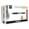 Zebra Sarasa Dry Gel X20 Gel Pen, Retractable, Medium 0.7 mm, Black Ink, Clear/Black Barrel, 36/Pack - 2 of 3