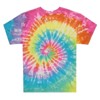 Mens Care Bears Swirl Shirt - Mens Classic Care Bears Clothing - Cheer Friend Funshine Care Bears Swirl Tie Dye Tee - image 2 of 4