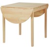 NicBex Solid Wood Extendable Dining Table with Drop Leaves,Modern Folding Kitchen Table for Small Spaces,Dining Room Furniture - 3 of 4