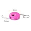 Unique Bargains Soft Flexible Rulers and Measuring Tools Dual-sided Tape with Key Chain 1.5m/60inch 2 Pcs - 2 of 4