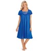 Collections Etc Lace Inset Tricot Nightgown - Elegant Sleepwear - 4 of 4