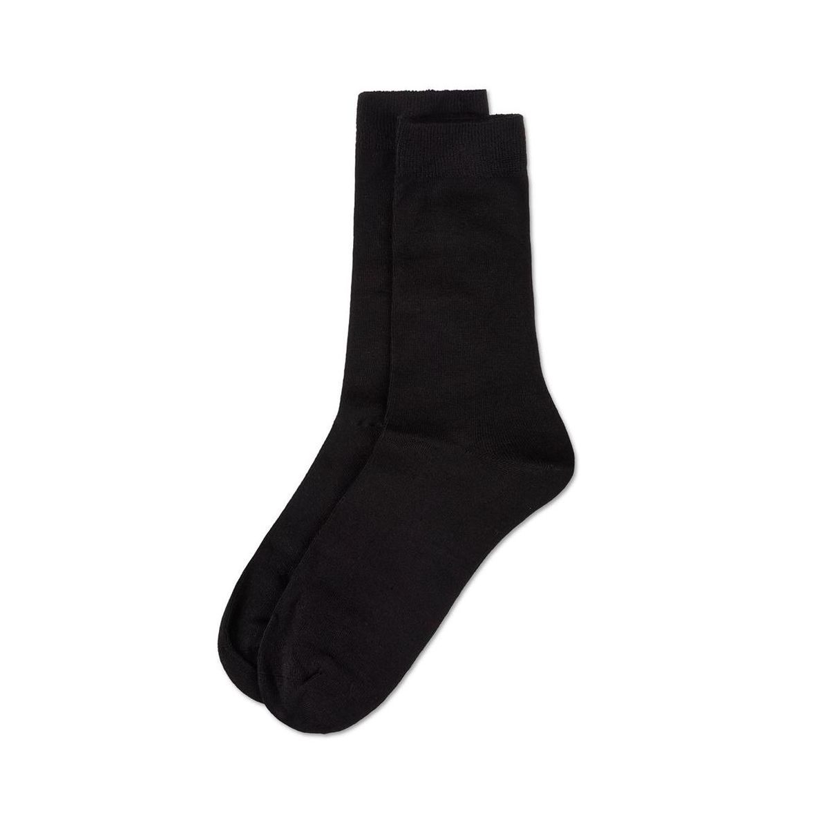 Memoi Women's Flat-Knit Bamboo Blend Crew Socks - thumbnail 5