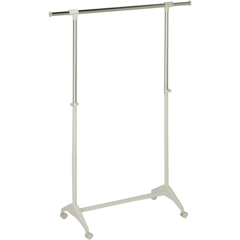 Honey Can Do Modern White Garment Rack