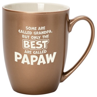 Elanze Designs Only The Best Are Called Papaw Bronze 10 ounce New Bone China Coffee Cup Mug