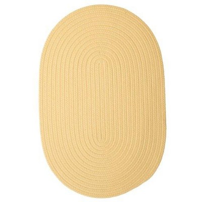 Colonial Mills Boca Raton - Pale Banana 2 Ft x6 Ft Runner (Oval) Rug Indoor/Outdoor 100% Polypropylene