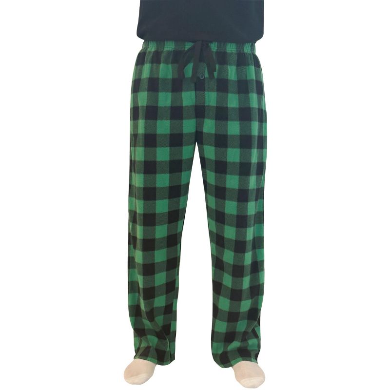 #followme Men's Microfleece Pajamas - Plaid Pajama Pants for Men - Lounge & Sleep PJ Bottoms, 1 of 4