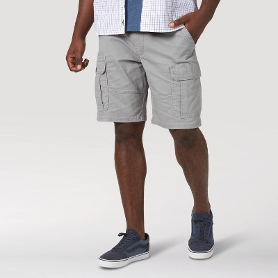 mens grey cargo shorts