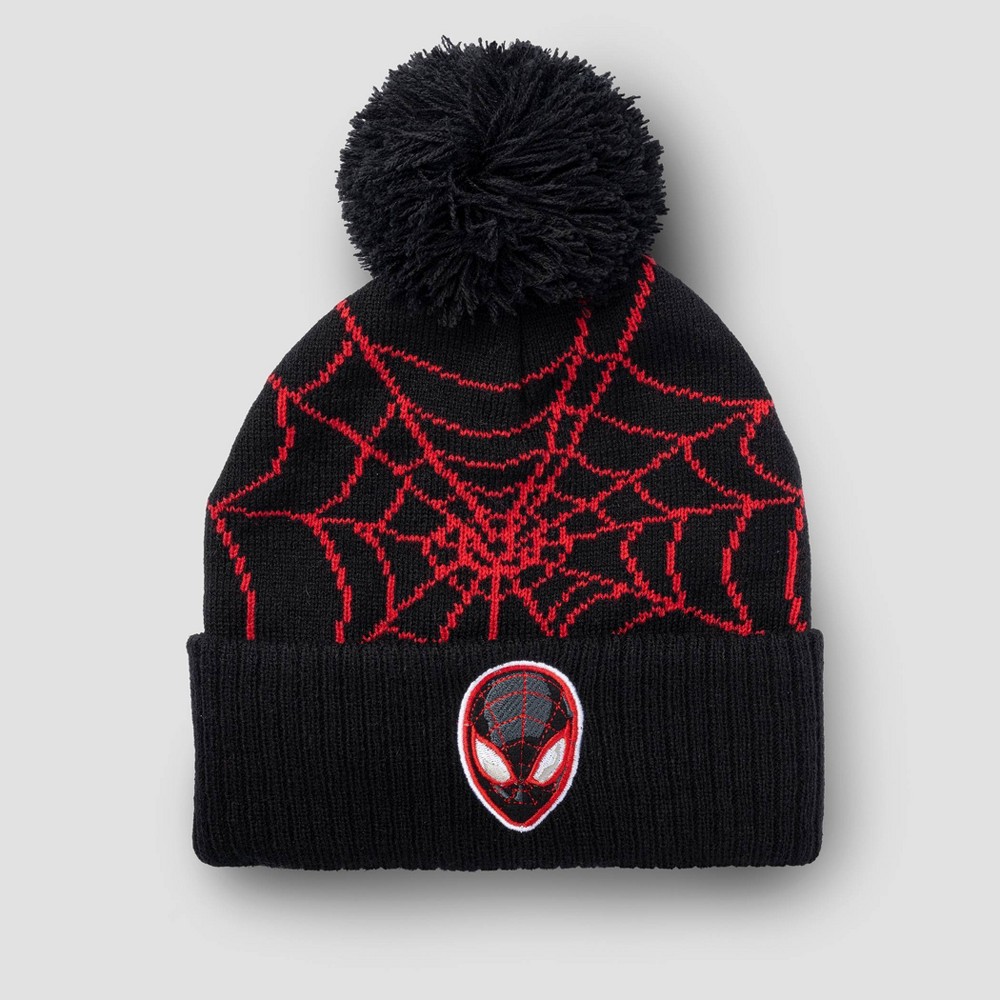 Kids' Spider-Man Miles Morales Beanie - Black