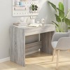 vidaXL Desk Gray Sonoma 39.8 in.x19.7 in.x30.1 in. Engineered Wood - 3 of 4