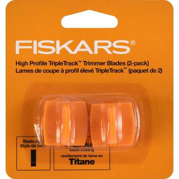 Fiskars TripleTrack High-Profile Titanium Blades 2/Pkg-Straight, Style I