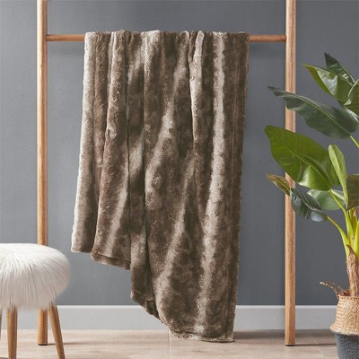 NicBex 60x70" Faux Fur Throw Blanket,Breathable Bedding Blanket,Soft Cold Blanket for Bedroom