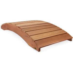 All Things Cedar Wooden Bridge, Outdoor Garden Handcrafted Stylish Walkway for Backyards, Streams, or Ponds - 1 of 4