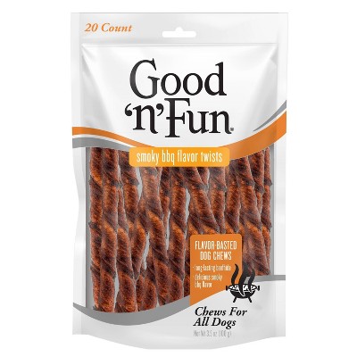 Good 'n' Fun BBQ Twists Rawhide Dog Treats - 20ct