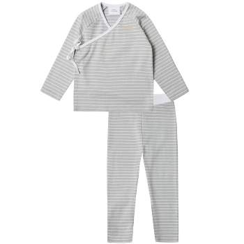 Stellou & Friends Unisex Baby, Newborn and Toddler Matching Side Snap  Top and Pants Set