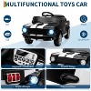 12V Ride on Licensed Shelby GT350, Battery Powered Ride on Toys for Toddlers with Remote Control, Ford Kids Electric Vehicle - 3 of 4