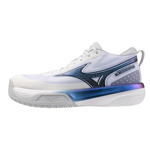 Mizuno Mizuno Neo Jump Unisex Volleyball Shoe, 8 1/2, White-Estate Blue