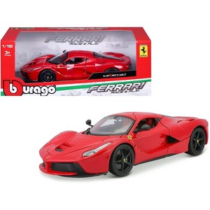 Ferrari LaFerrari F70 Red with Black Wheels 1/18 Diecast Model Car by Bburago - 1 of 4
