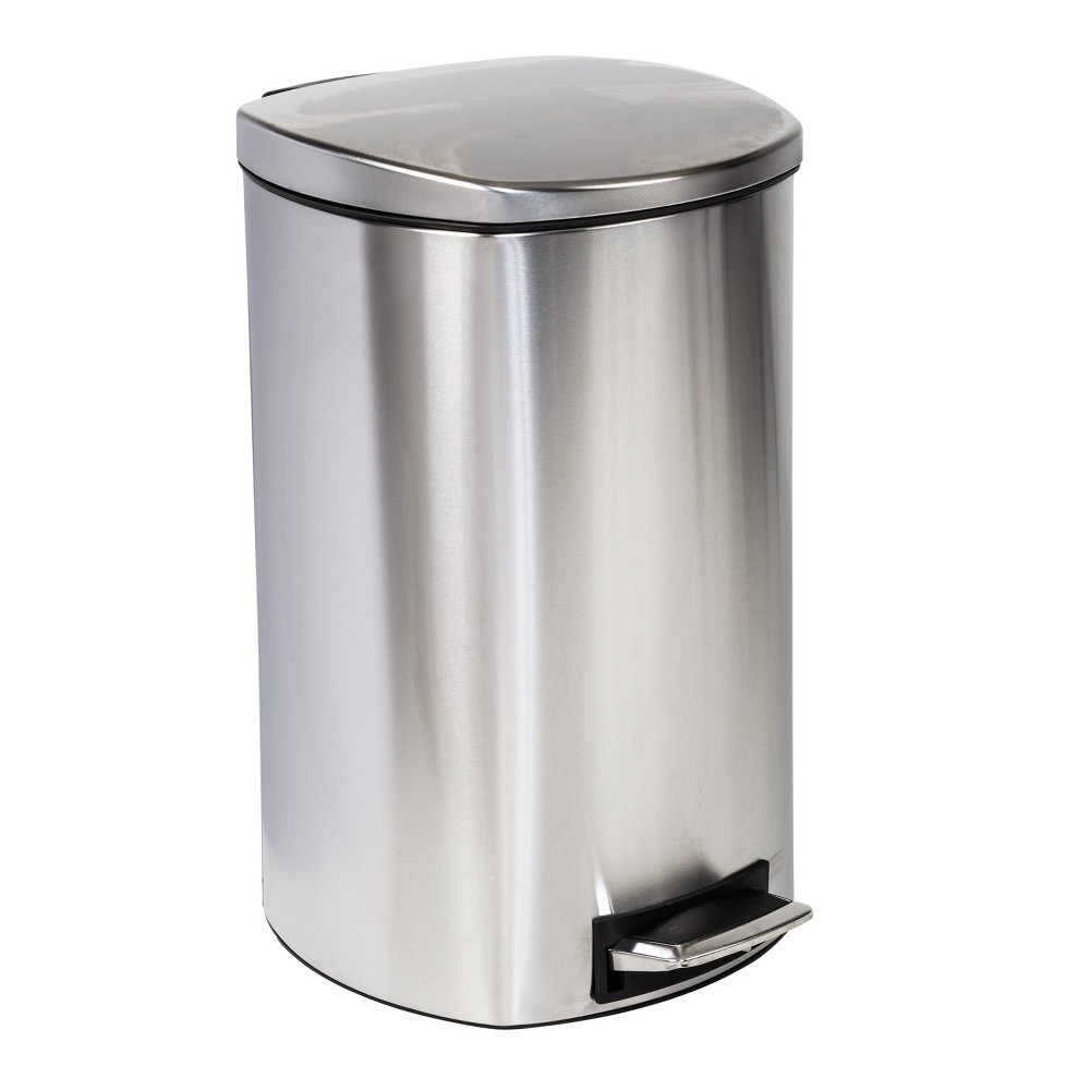 Photos - Waste Bin Honey-Can-Do 50L Soft Close Stainless Steel Trash Can