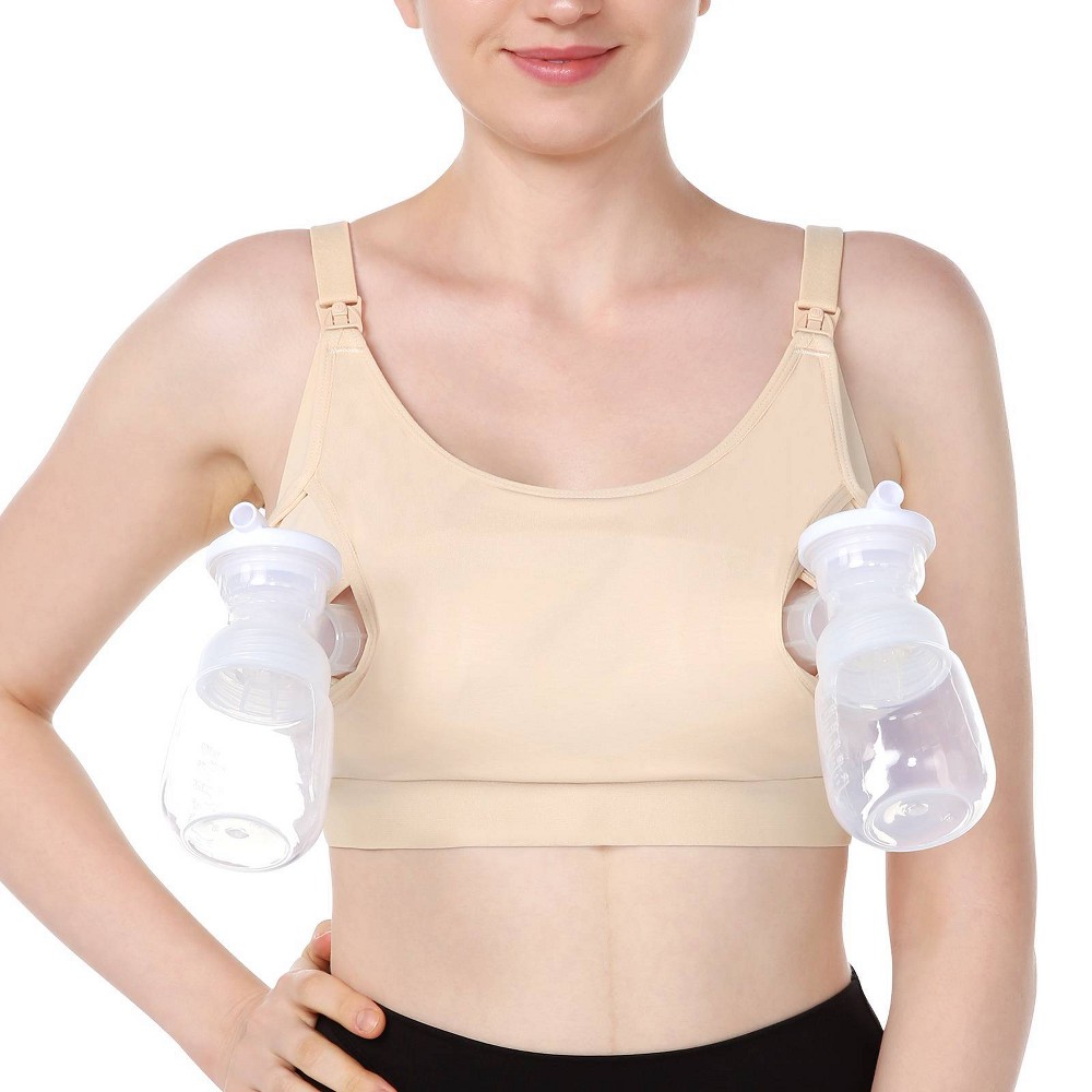 Momcozy Pumping Bra - Beige