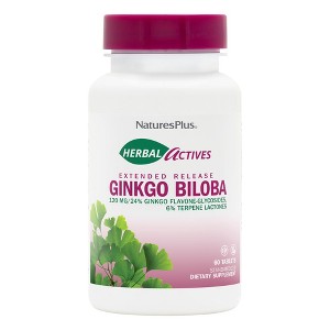 Ginkgo Biloba Extract 120mg Time Release by Nature's Plus  -  60 Sustained Release Tablet - 1 of 3