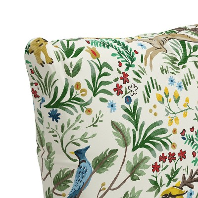 Frolic Citrus Forest Pattern Outdoor Square Throw Pillow