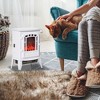 HOMCOM Free standing Electric Fireplace Stove, Fireplace Heater with Realistic Flame Effect, Overheat Safety Protection, 750W / 1500W - 2 of 4