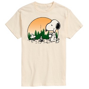 Men's - Peanuts - Campfire Mugs Short Sleeve Graphic T-Shirt - 1 of 4