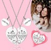 Mother-Daughter Heart Necklace Set - Matching Gift for Mom (Birthday/Christmas/Mother's Day) - 3 of 4