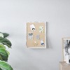 Emma and Oliver Wall Mount Linen Board with Wooden Push Pins - 4 of 4