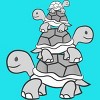 Girl's Design By Humans Cute Turtle Tortoises Ocean Love Sea Turtles T-Shirt By animalshop T-Shirt - 2 of 3
