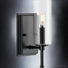 Urban Ambiance Luxury Contemporary Wall Sconce 11.5''H x 4.75''W,  Midnight Black Finish,  Parkes Collection, UHP4228 - 4 of 4