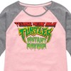 Girls' - Teenage Mutant Ninja Turtles - Movie Logo Shirt Tail Raglan Graphic T-shirt - 2 of 4