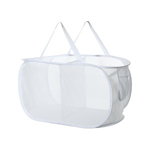 Unique Bargains Portable Folding Laundry Hampers 1 Pc - 1 of 4