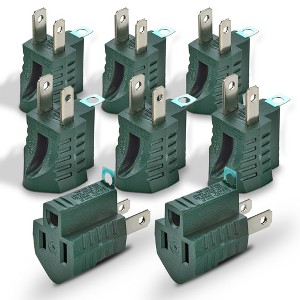 MeasuPro 3 to 2 Prong Grounding Adapter Plug - UL listed - 1 of 4