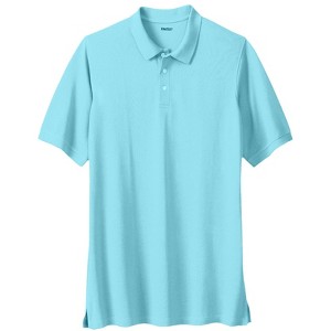 KingSize Longer-Length Shrink-Less Piqué Polo Shirt - 1 of 4