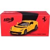 Ferrari 812 Competizone Giallo Modena Yellow 1/64 Diecast Model Car by BBR - 4 of 4