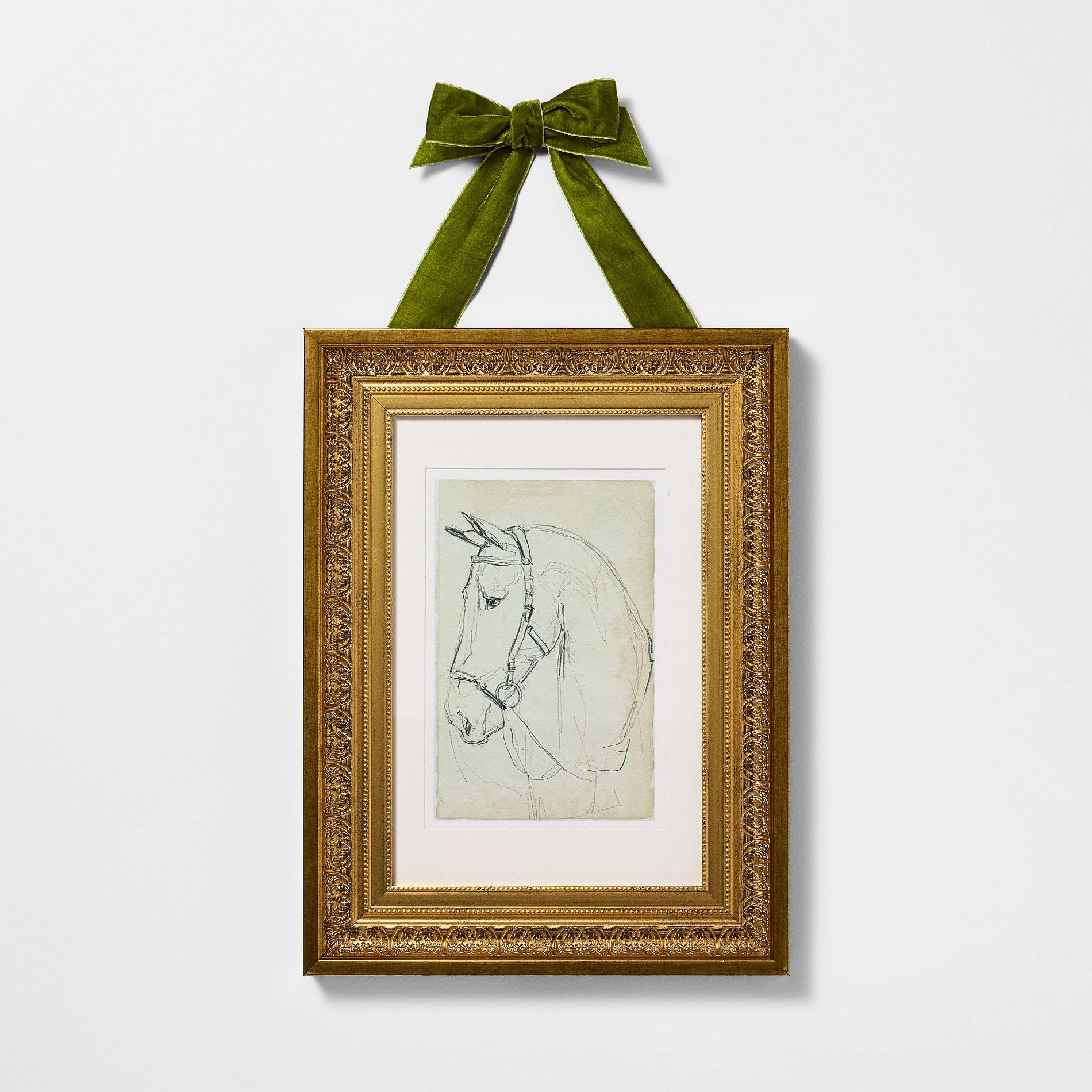 12"x16" Horse Sketch Wall Art - Threshold™ designed with Studio McGee