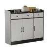 Modern Sideboard Buffet Cabinet with Drawers & Shelves, 47 Inch Storage Cupboard for Dining Room Kitchen Living Room Entryway - 3 of 4