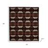 HomeRoots Brown Woven Acrylic Reversable Queen Blanket - 2 of 4